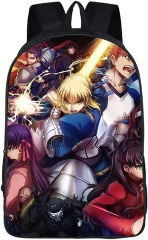 ISaikoy Anime Fate Stay Night Backpack Satchel Bookbag Daypack School Bag Shoulder Bag Style5