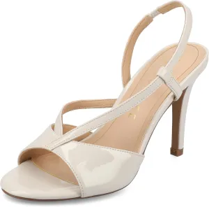 Journee Womens cushioned footbed and Varra Faux Leather Stiletto Heels