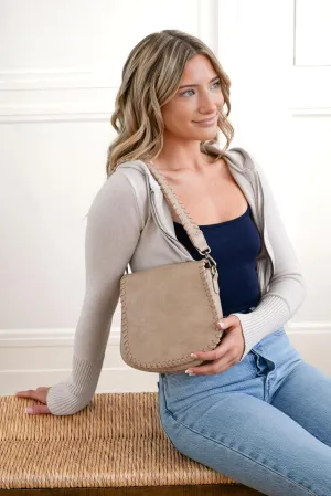 Joy Susan Women's Fashion Purse Annie Whipstitch Saddle Convertible Crossbody Hand Bag