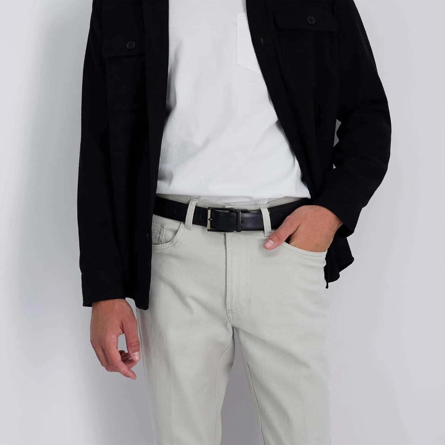 Kenneth Cole REACTION Men's Two-in-one Reversible Belt