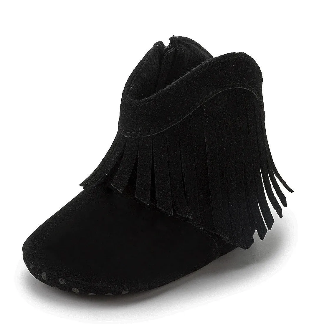 KIDSUN Baby Booties Girl Boy Pre walker Solid Infant Toddler First Walkers Soft Sole Anti-slip Boots Newborn Moccasin