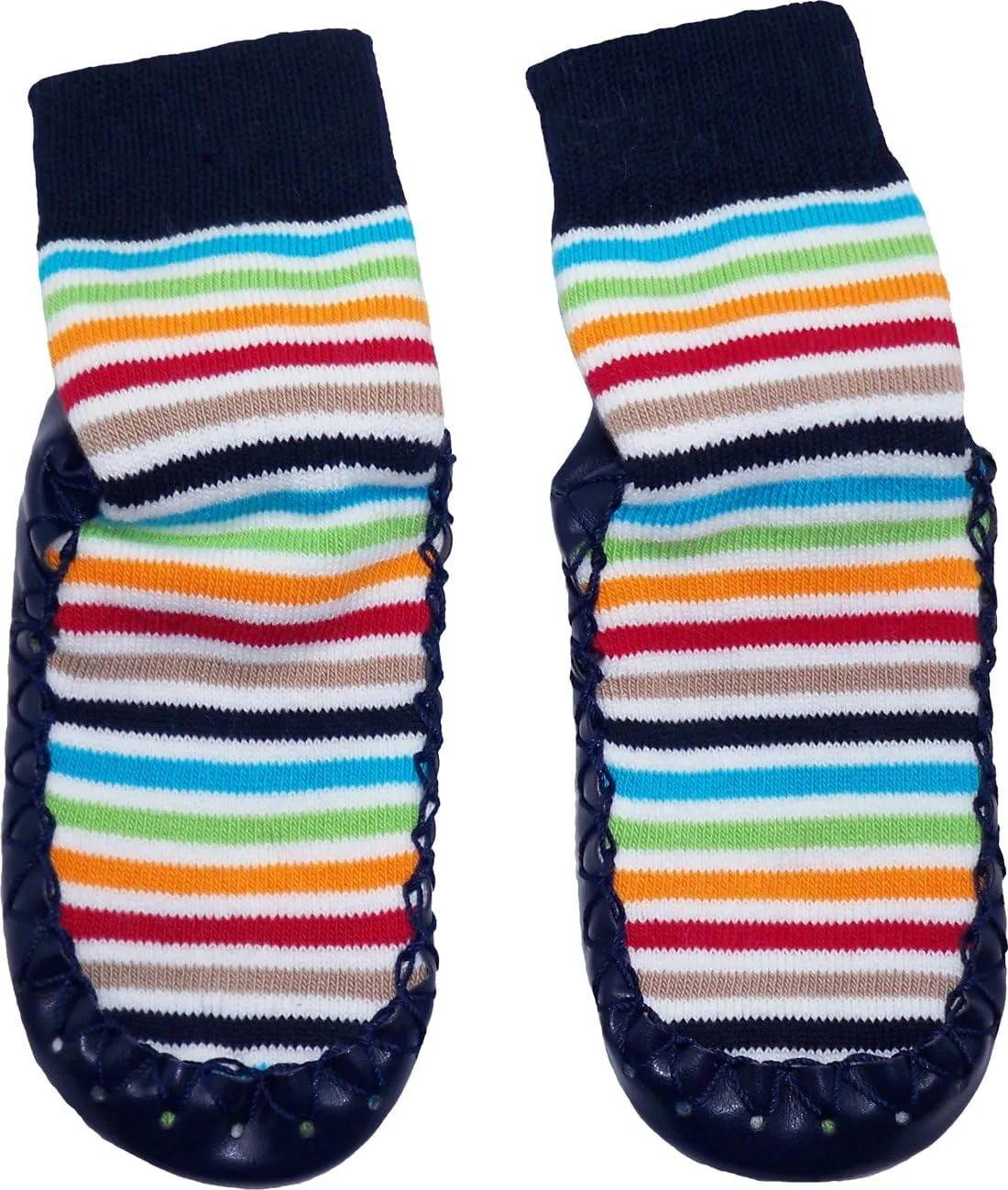 Konfetti Colorful Stripes Moccasins