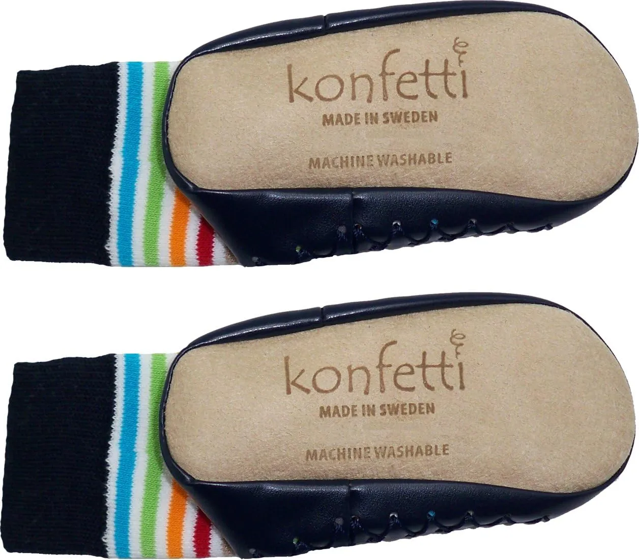 Konfetti Colorful Stripes Moccasins