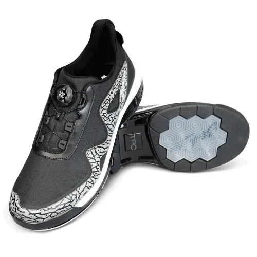 KR Strikeforce TPC The Gladiator Black/Stone High Performance Mens Wide Right Hand Bowling Shoes