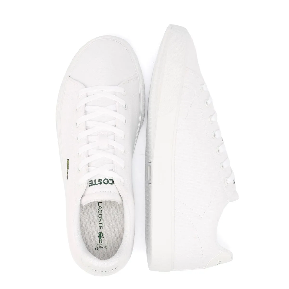 Lacoste Lerond Set Canvas Men's White Trainers