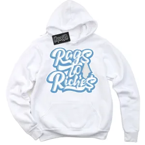 Legend Blue 1s Sneaker Hoodie Rags To Riches Graphic