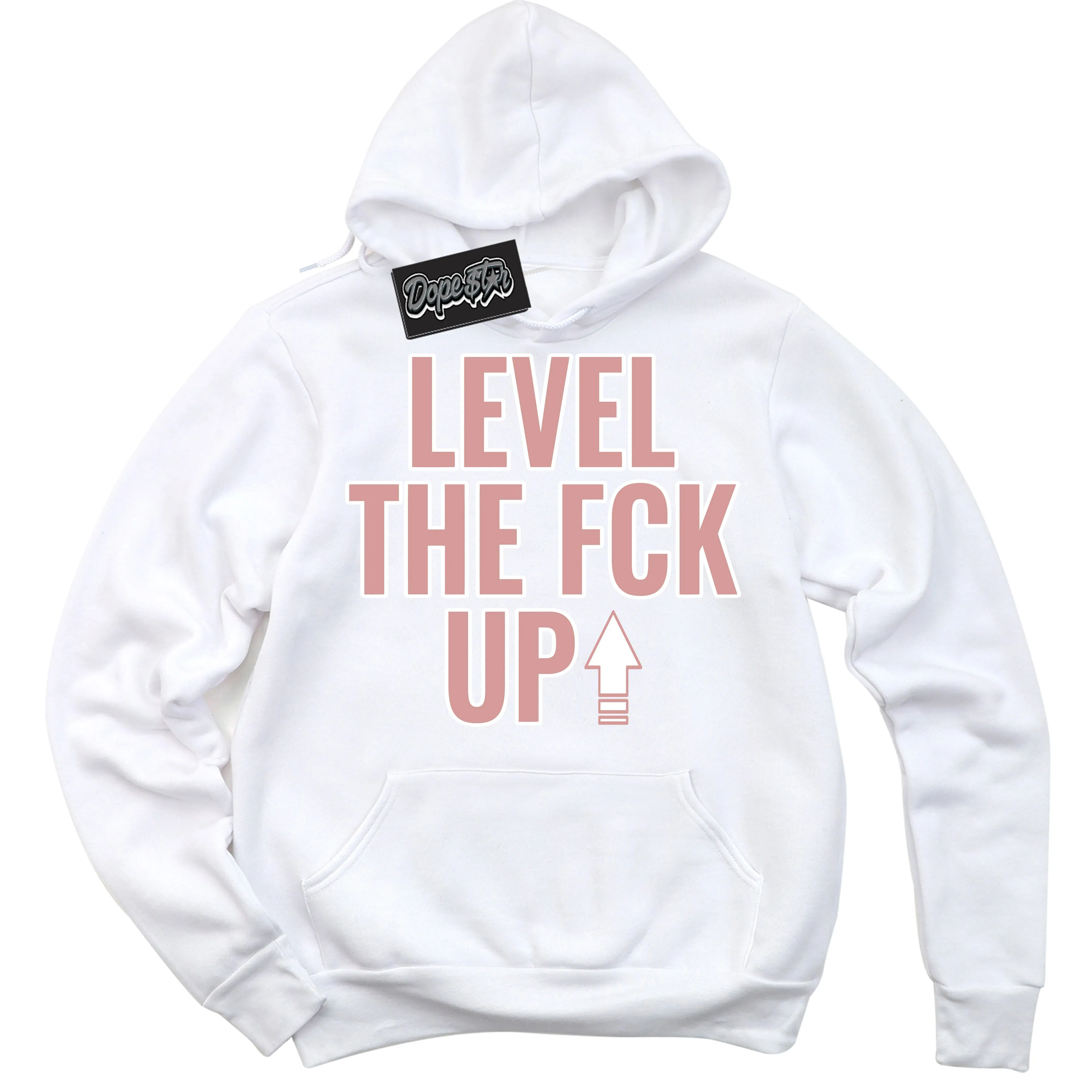 Legend Pink 1s Sneaker Hoodie Level The Fck Up Graphic