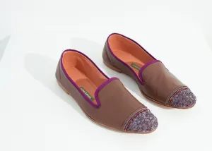 Loafer Cap Rose/Aubergine Quick-action sale in Bizi Toe Discounted shipping