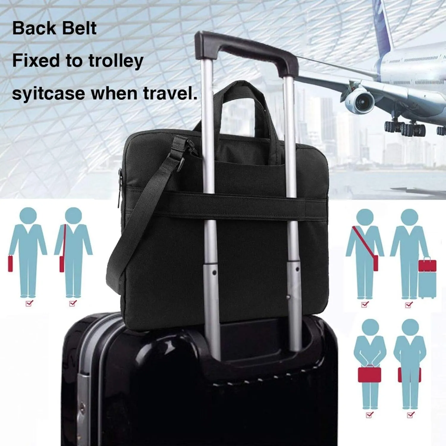 Mallard Ducks Ultra-Thin Laptop Bag,Laptop Bags For Business,Enjoy A Hassle-Free And Stylish Journey