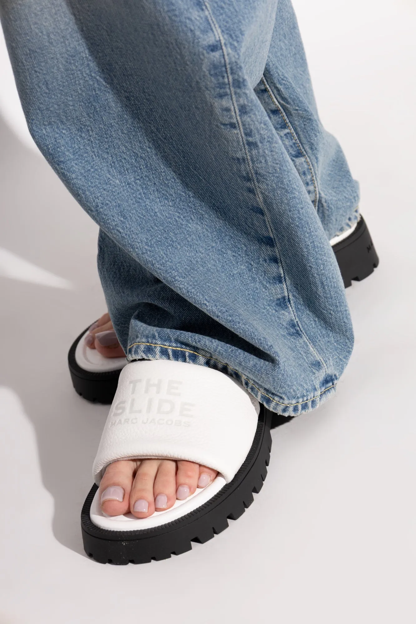 Marc Jacobs Leather Slides
