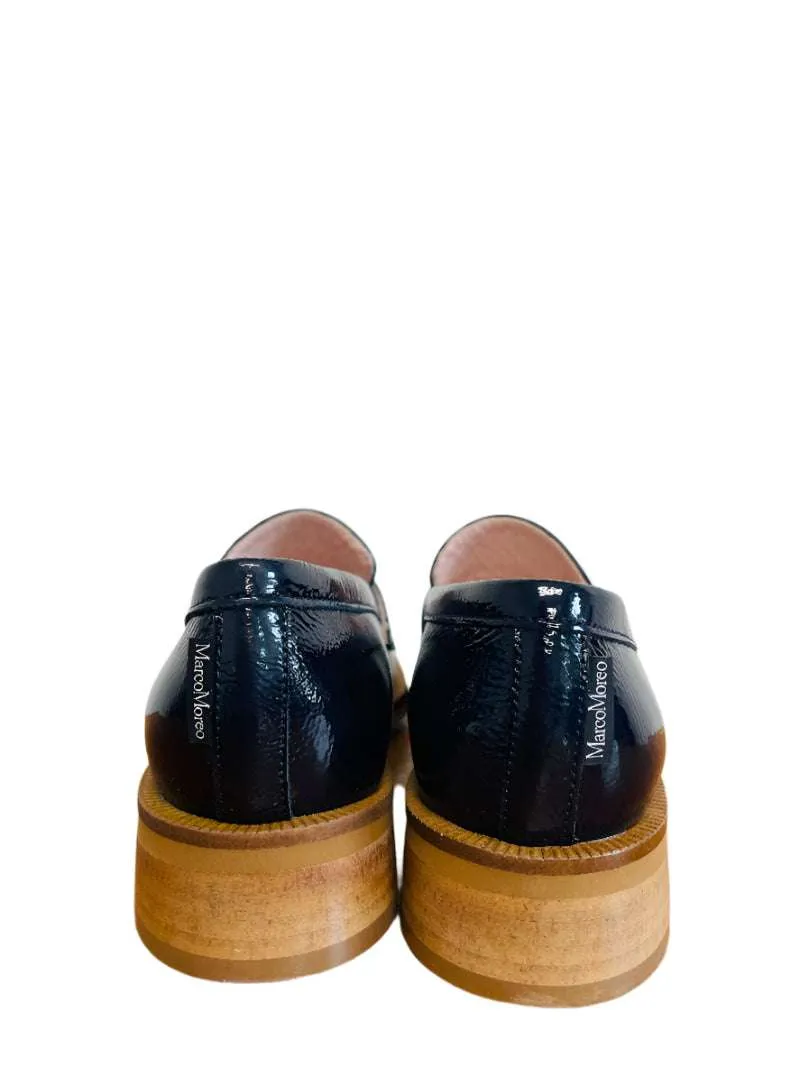 Marco Moreo Navy Red Heart Loafer|MG1232JN