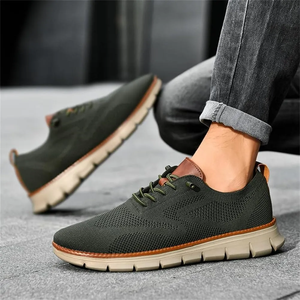 Mens Casual Dress Shoes,Breathable Lightweight Sports Shoes Mesh Shoes,Oxfords Lace Up Business Walking Shoes