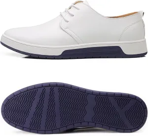 Men's Casual Oxford Shoes Lace-up Dress Shoes Comfortable Fashion Sneakers