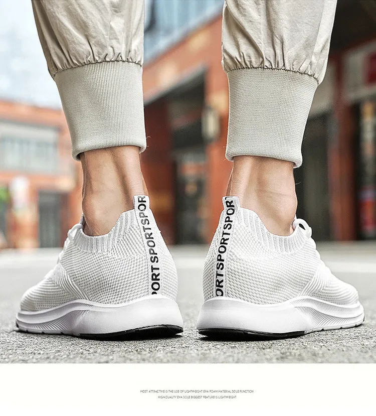Men's Fashionable Breathable Casual Hidden Heel Sneaker