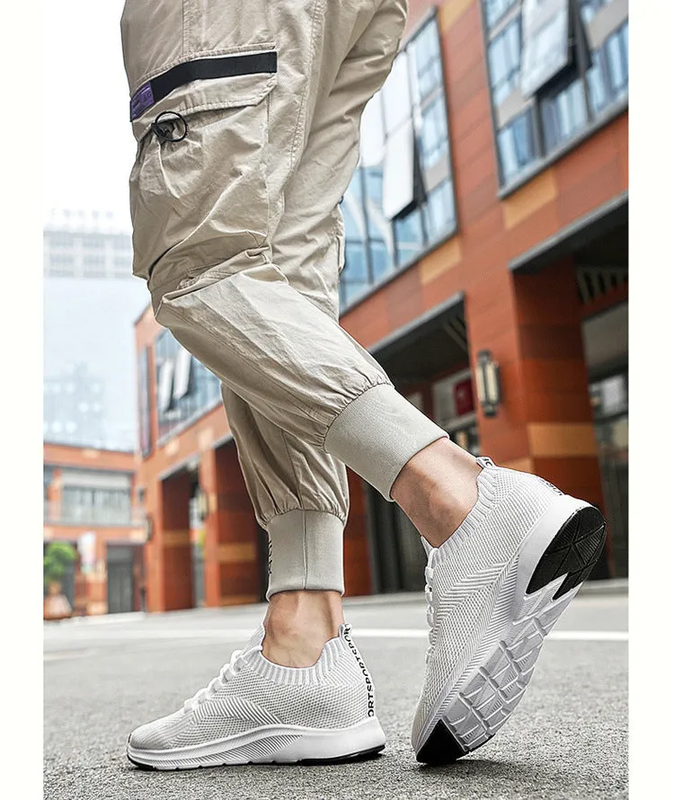 Men's Fashionable Breathable Casual Hidden Heel Sneaker