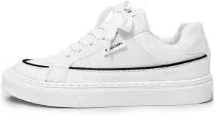 Men's Skate Lightweight Low Top Canvas Sneakers Breathable Flat Walking Shoes