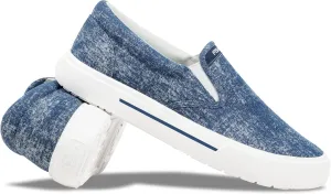 Men's Sunwashed Slip-On Fishing Shoes | Water-Repellent, Pre-Shrunk Nylon/Cotton Blend | Arch Support, Padded Collar, & Sneaker Platform