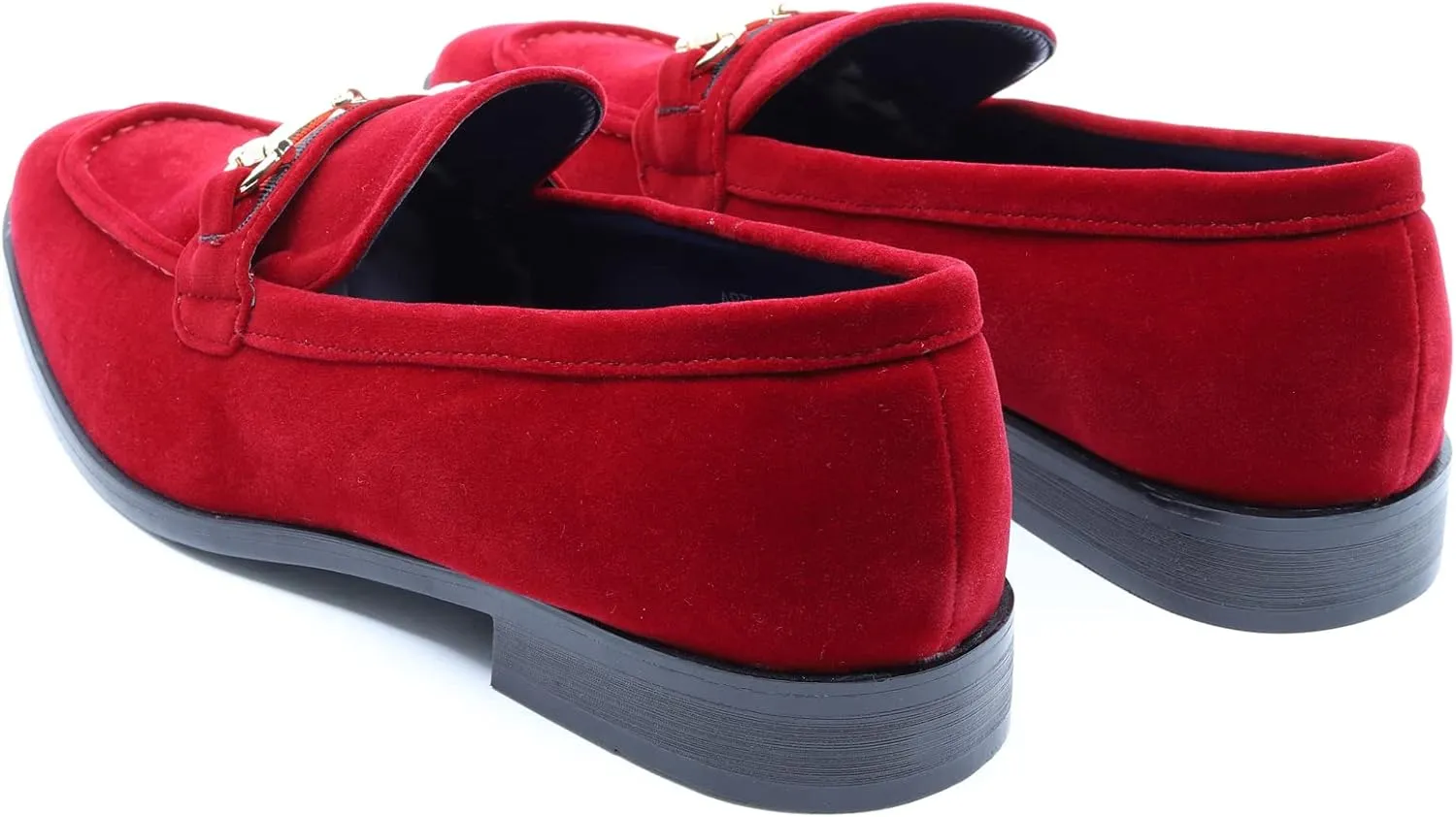 Men's Vintage Velvet Designer Classic Dress Tuxedo Loafers Slip On Shoes Arthur-01