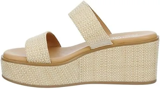 Michael By Michael Shannon Pierre - Women's Platform Open Toe Two Band Slip-On Slide Sandals