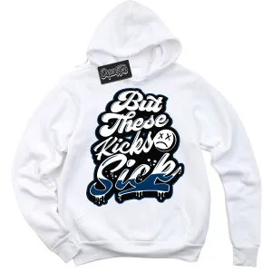 Midnight Navy 1s Sneaker Hoodie Kick Sick Graphic