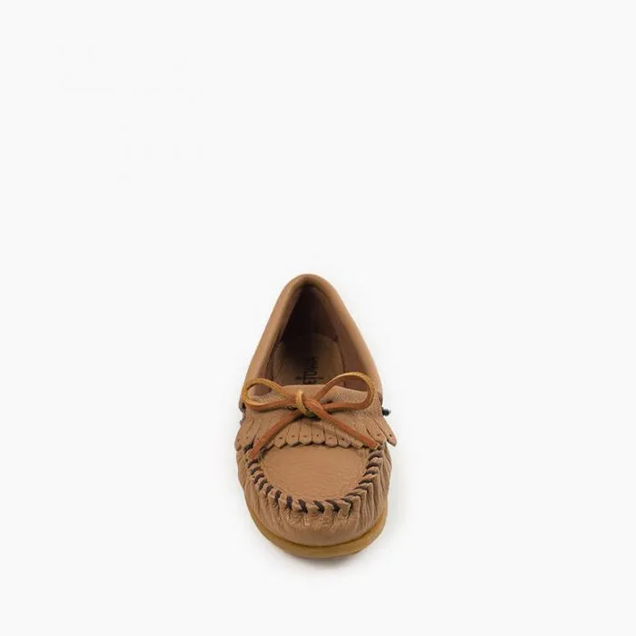Minnetonka Women's Mocha Deerskin Kilty