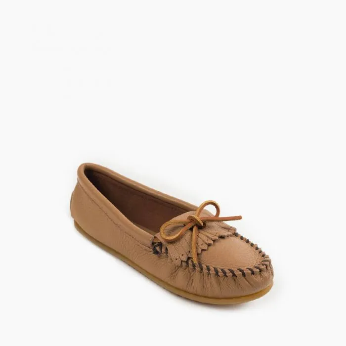 Minnetonka Women's Mocha Deerskin Kilty