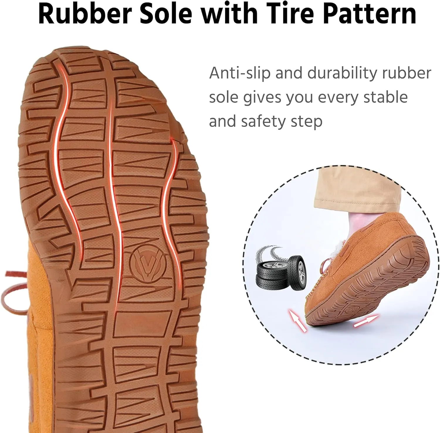 MIXIN Mens Slippers Indoor Outdoor Memory Foam House Shoes Anti-Slip Moccasins Slippers for Men