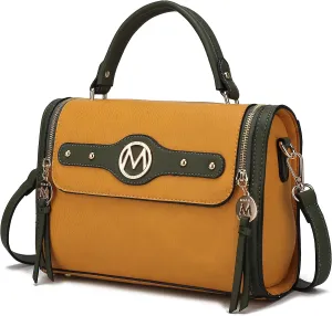 MKF Collection Crossbody Bag for Women, Vegan Leather Designer Shoulder Bag Purse Handbag By Mia K