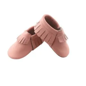 Moccasin Frill - Pink Size 1