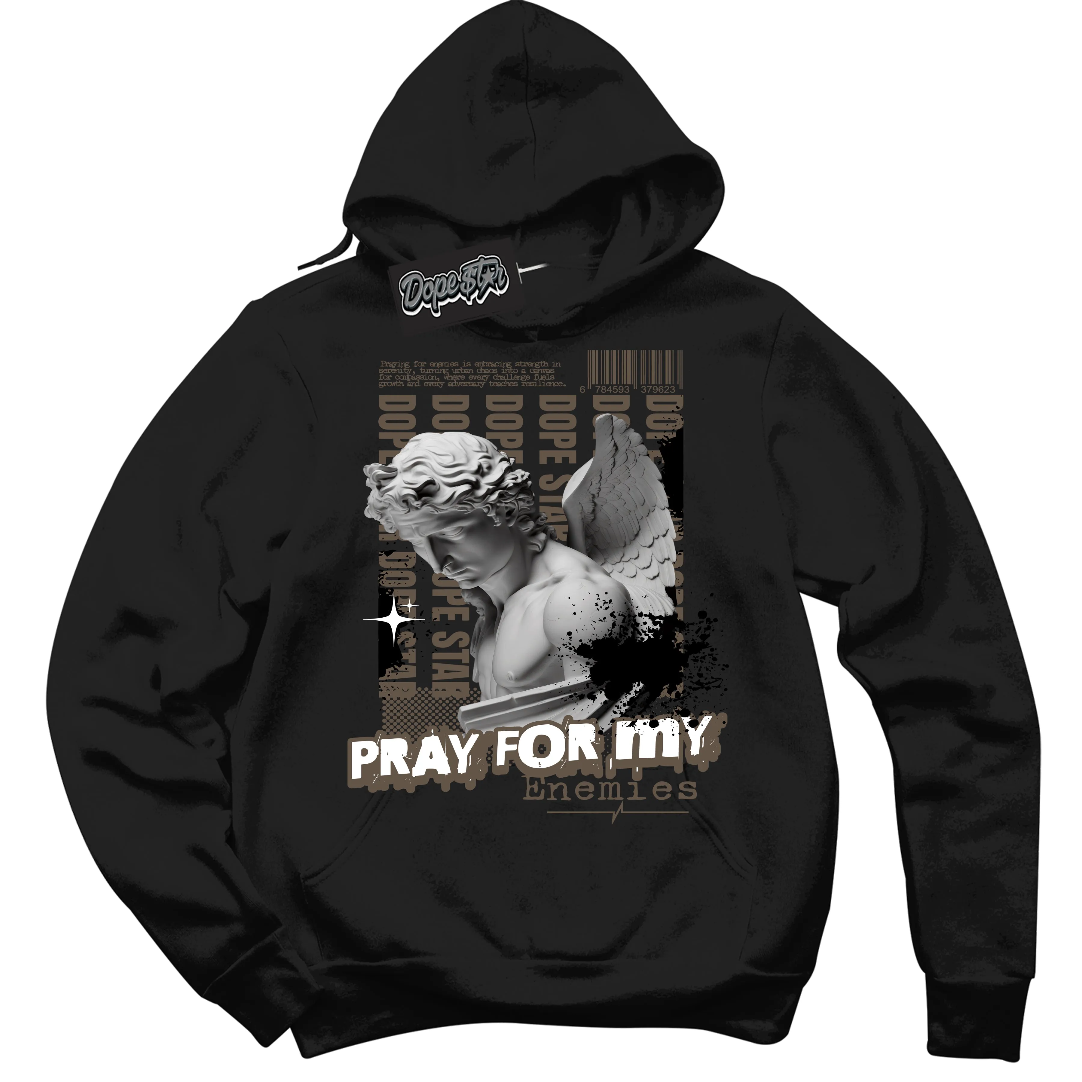 Mocha Palomino 1s Sneaker Hoodie Pray Enemies Graphic