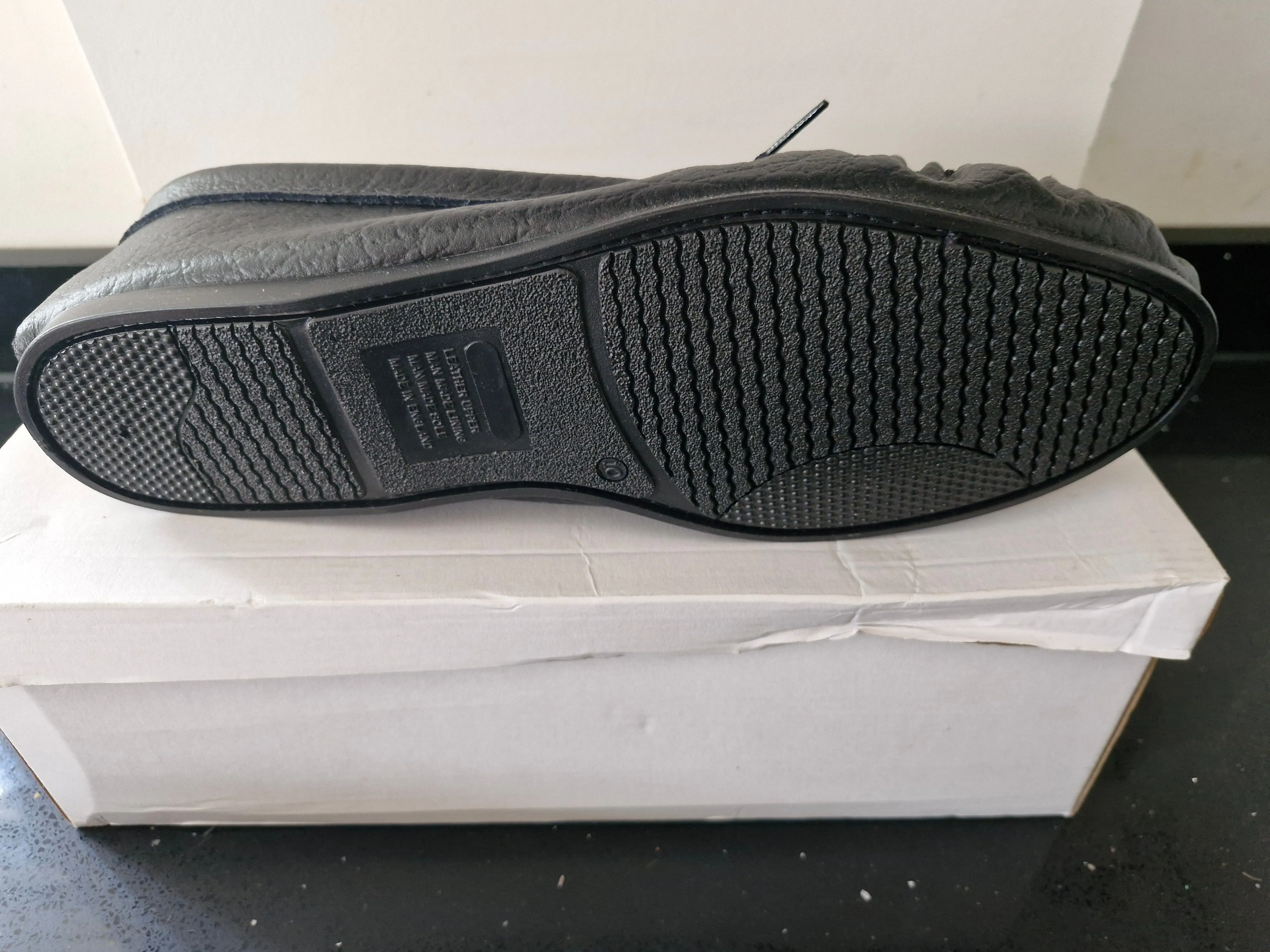 Mokkers Black Soft Leather Moccasin Shoes (MS081A)