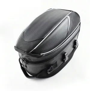 Motorcycle Tail Bag for Triumph Speed Triple 1200 RS Street Bike, Large Capacity Water-Resistant Wear-Resistant Motorcycle Helmet Bag, Expandable Rear Seat Storage Luggage Backpack