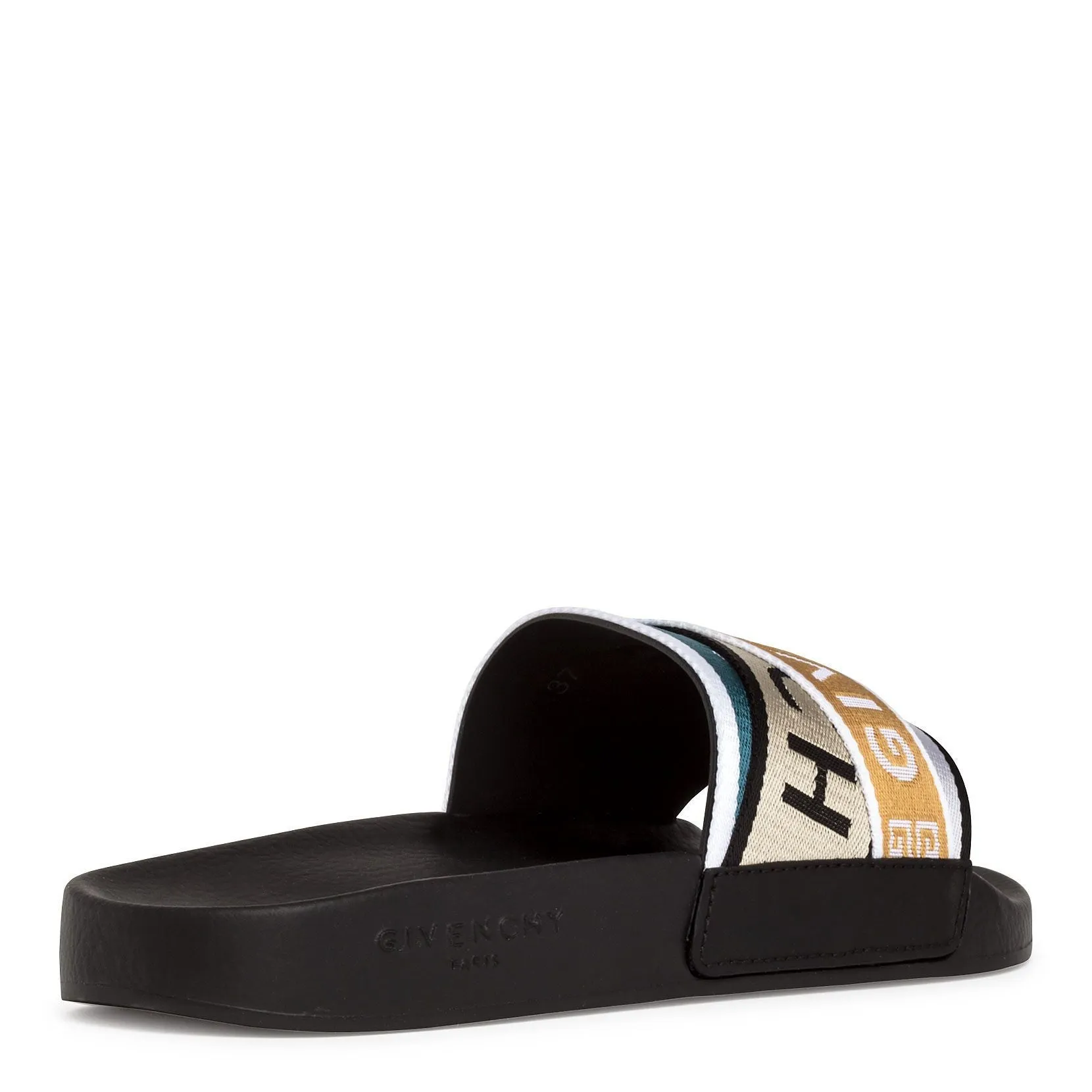 Multicolor grosgrain slides