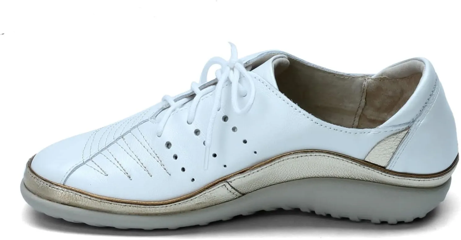 NAOT Footwear Women’s Kumara Lace Up Oxford with Cork Footbed and Arch Support Footbed - Lace Up Shoe - Comfort and Support- Slip Resistant - Lightweight and Perfect for Travel