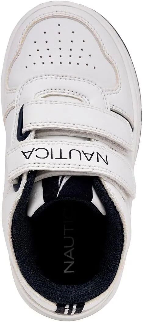 Nautica Kids' Double Strap Sneakers | Casual Athletic Shoes for Boys and Girls | Durable and Comfortable Fit for Toddlers and Little Kids