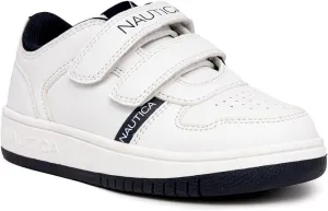 Nautica Kids' Double Strap Sneakers | Casual Athletic Shoes for Boys and Girls | Durable and Comfortable Fit for Toddlers and Little Kids