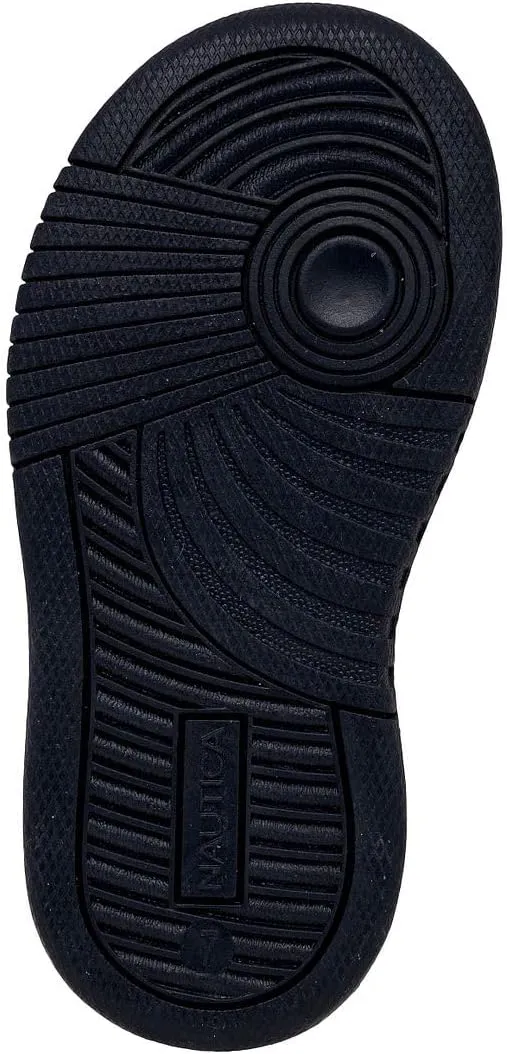 Nautica Kids' Double Strap Sneakers | Casual Athletic Shoes for Boys and Girls | Durable and Comfortable Fit for Toddlers and Little Kids