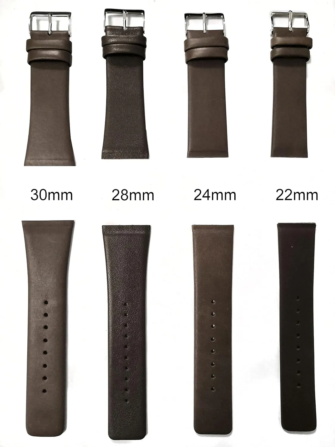 NC Replacement Leather Watch Band for Skagen Bering Unisex Watches with Screw