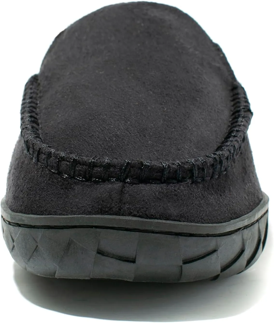 NewDenBer Men's Moccasin Slippers Warm Memory Foam Suede Soft Plush Lined Slip on Indoor Outdoor House Shoes