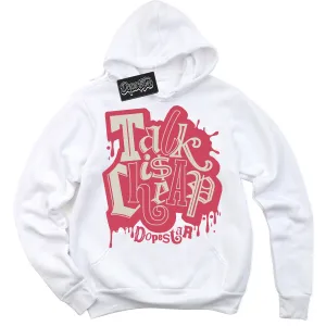 Next Nature Aster Pink Dunk Sneaker Hoodie Talk Is Cheap Graphic
