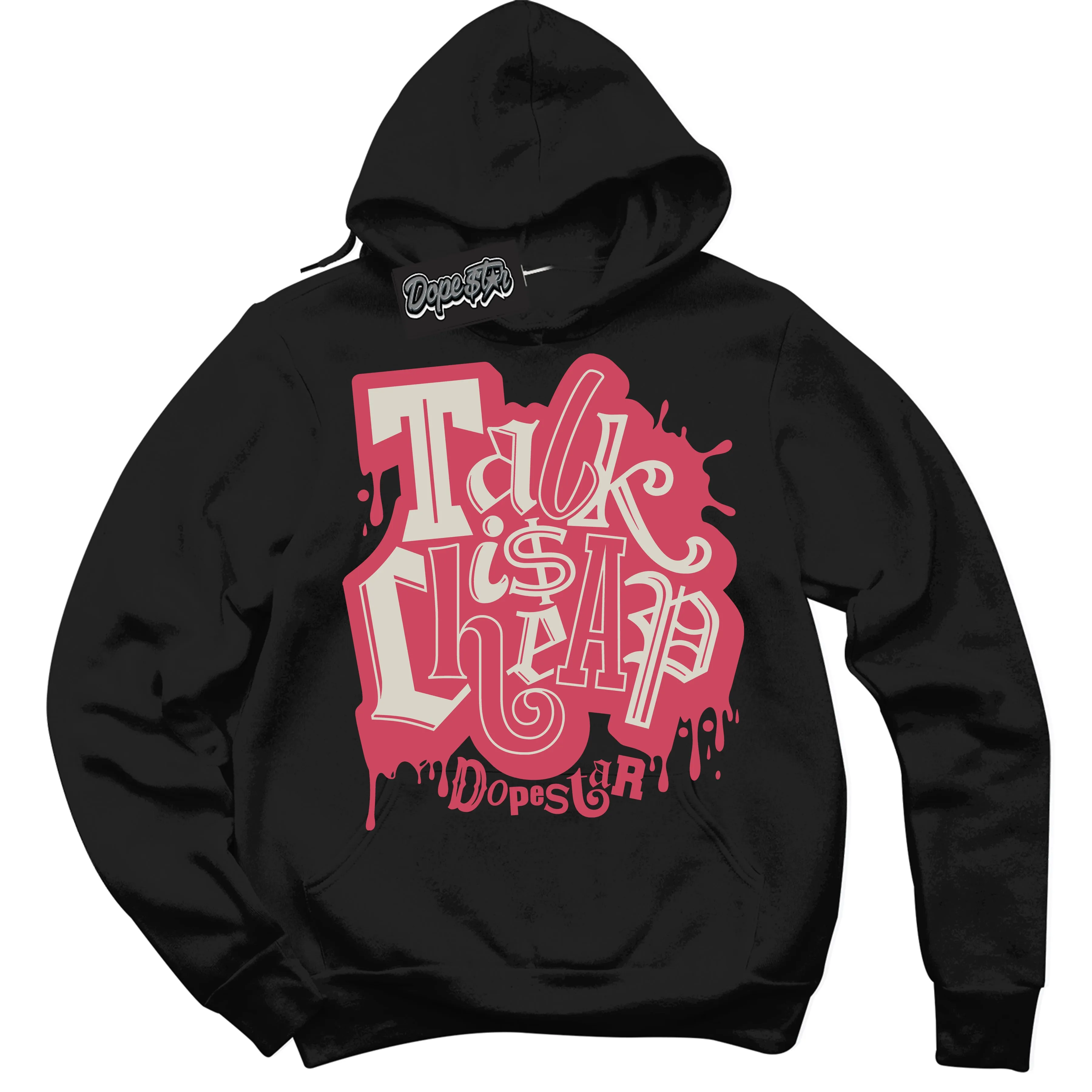 Next Nature Aster Pink Dunk Sneaker Hoodie Talk Is Cheap Graphic