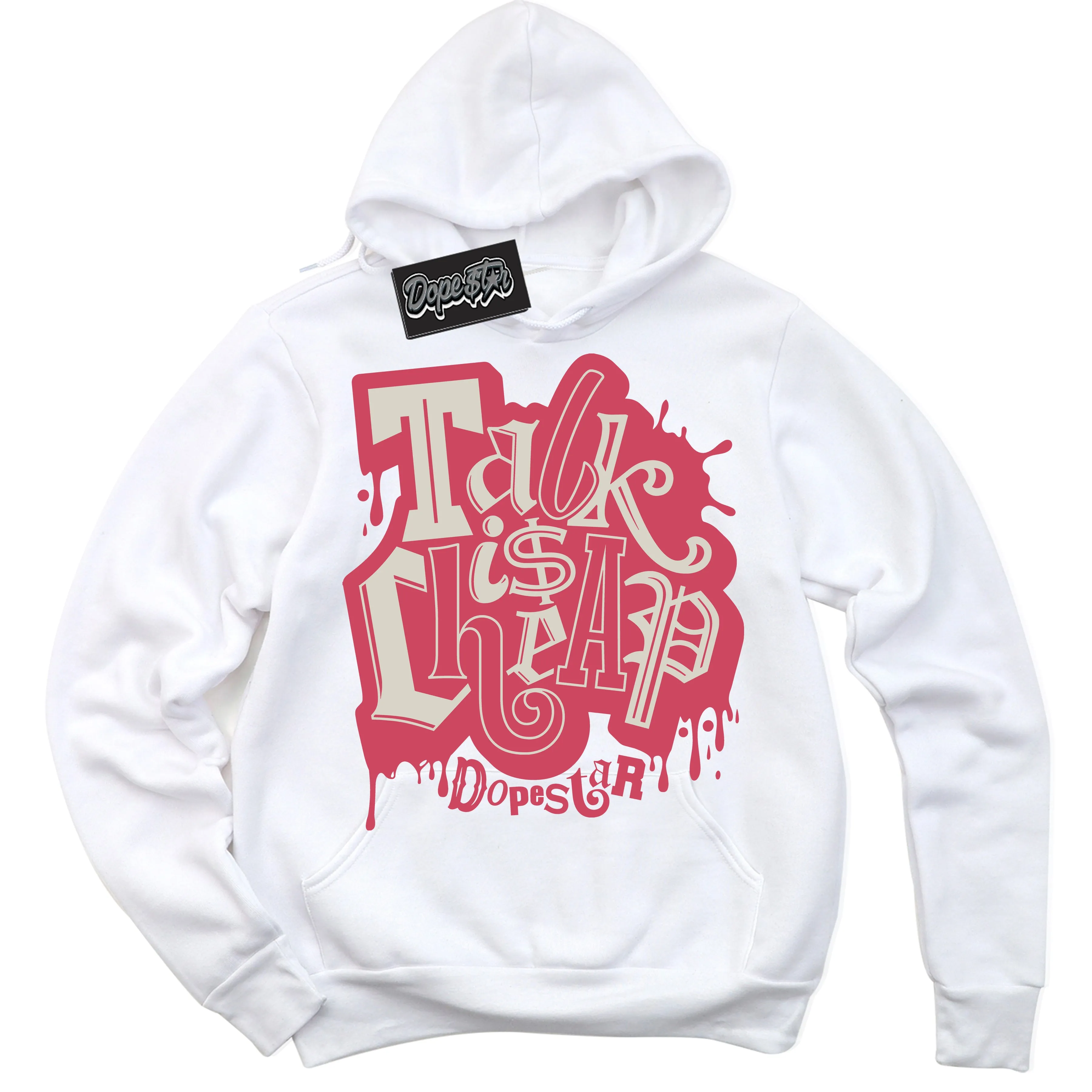 Next Nature Aster Pink Dunk Sneaker Hoodie Talk Is Cheap Graphic