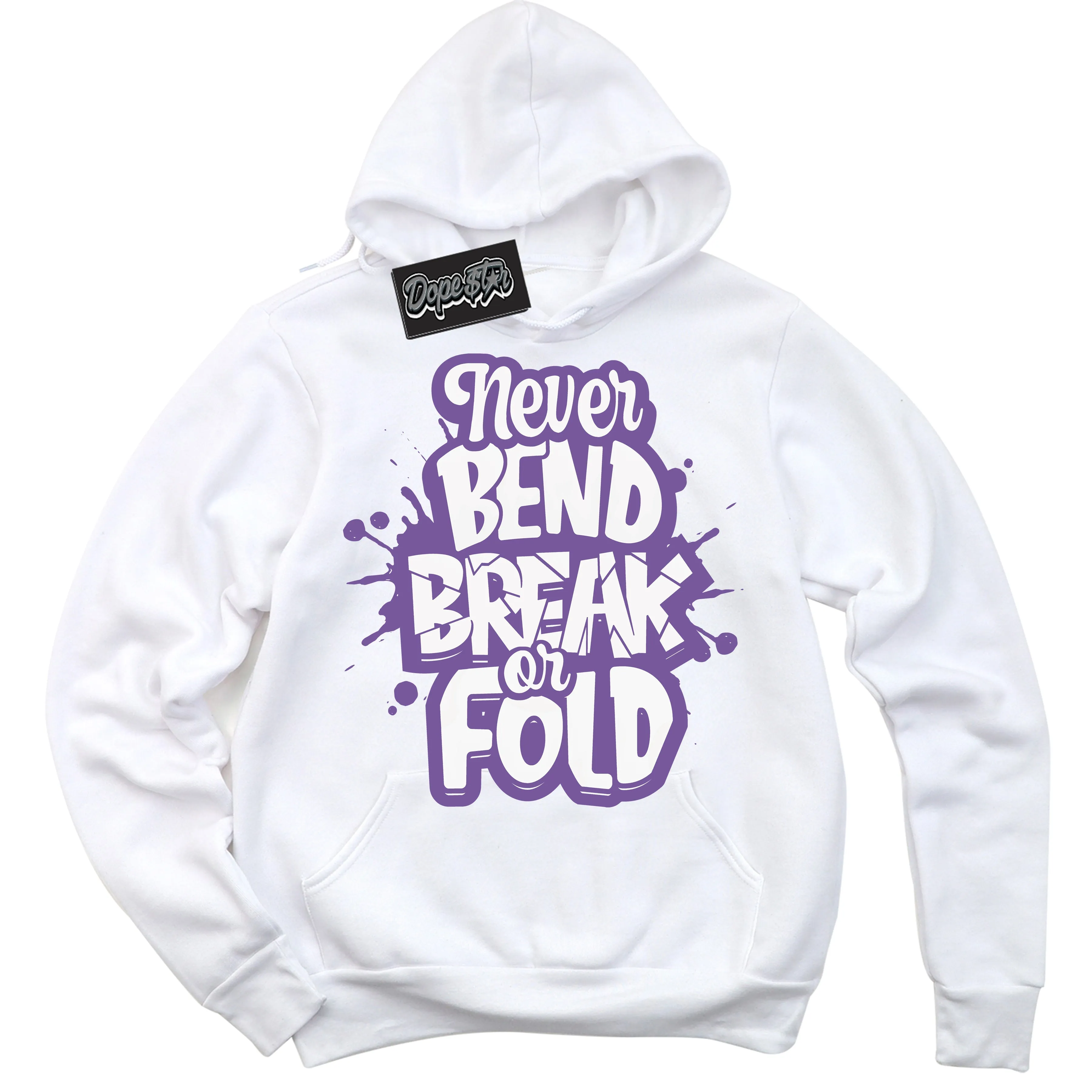 Next Nature Black Raspberry Sneaker Hoodie Never Bend Break Or Fold Graphic
