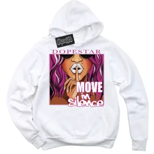 Next Nature Hot Fuchsia Dunk Sneaker Hoodie Move In Silence Graphic