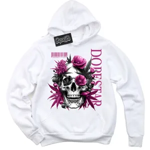 Next Nature Hot Fuchsia Dunk Sneaker Hoodie Skull Poppies Graphic