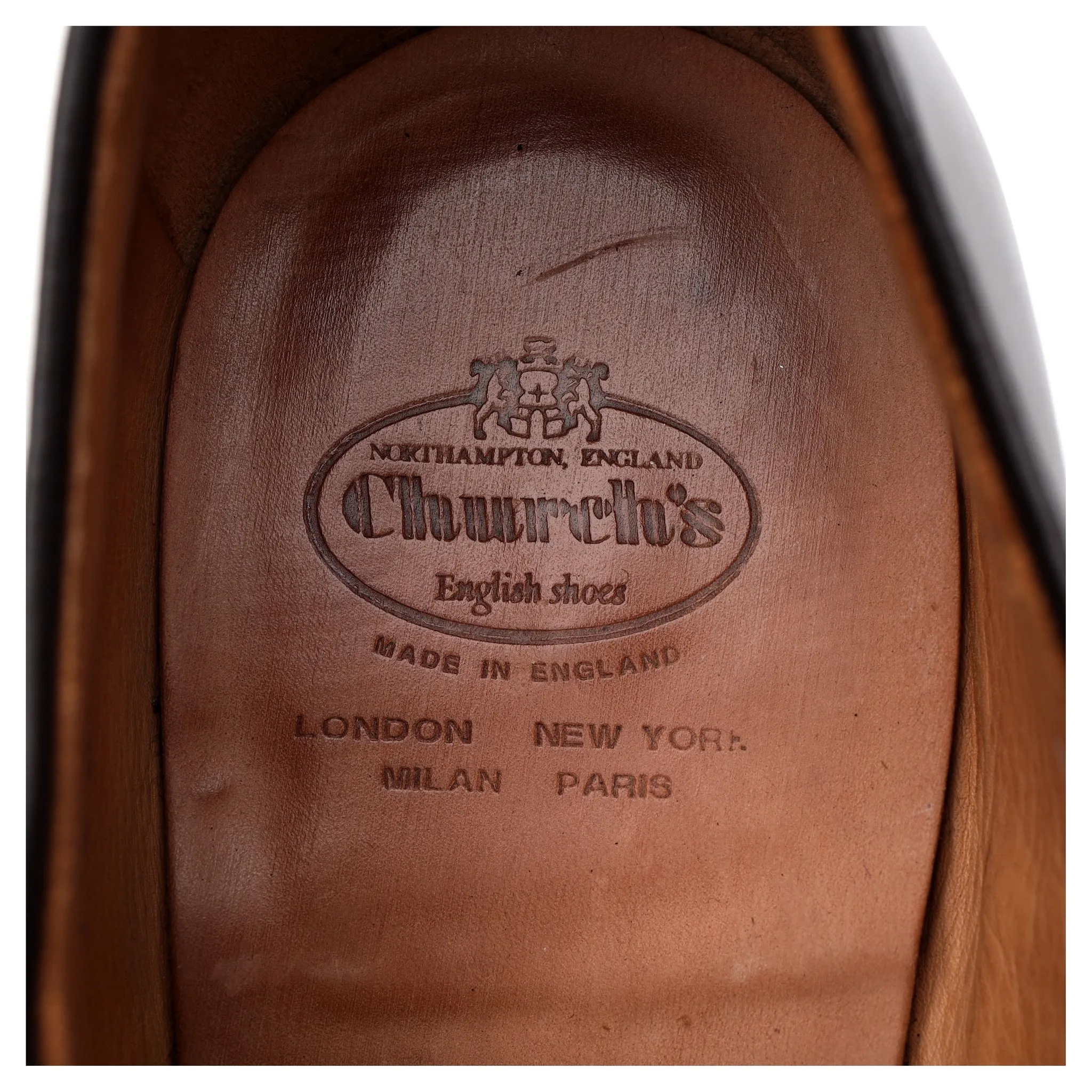 'Neyford' Dark Brown Leather Oxford UK 10 F