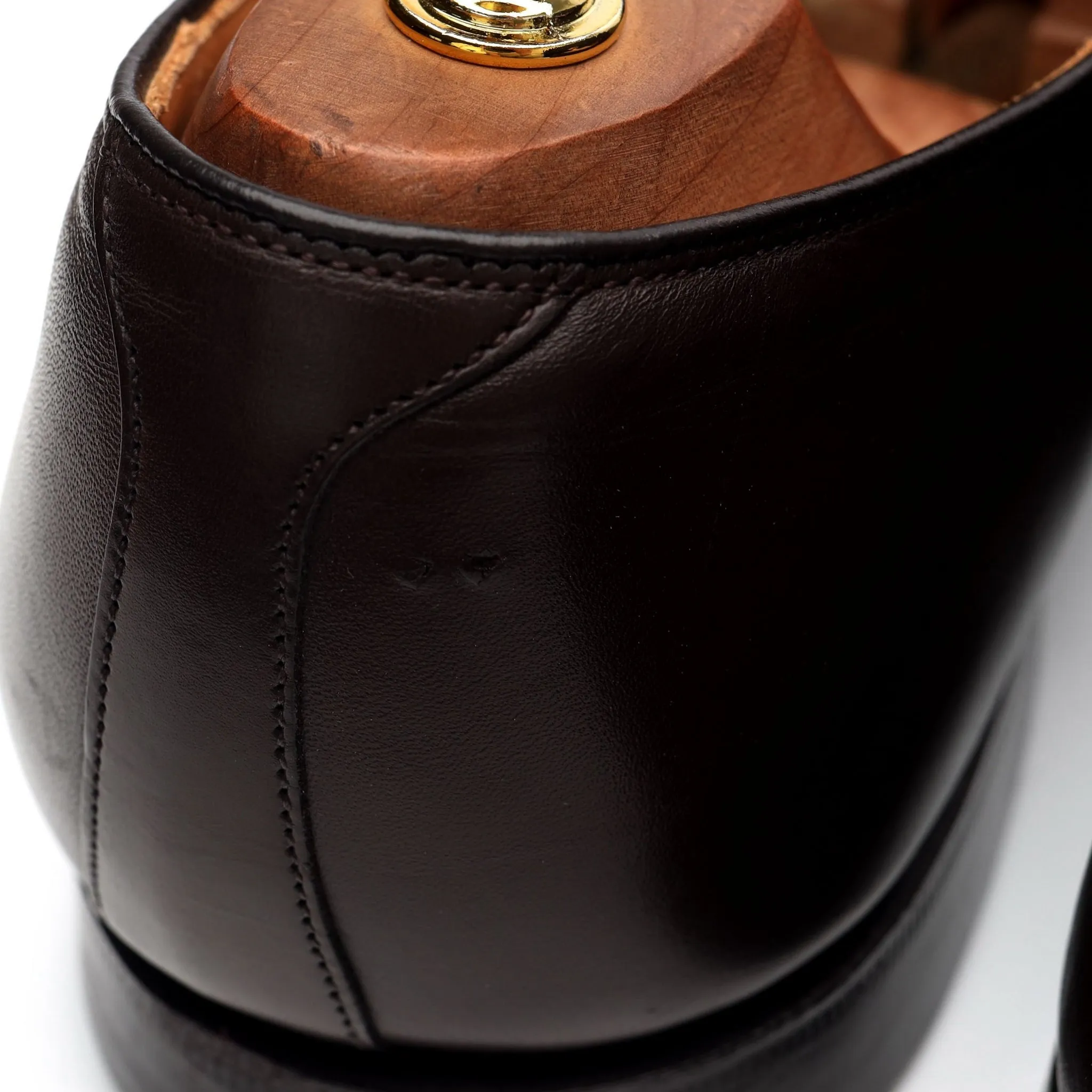 'Neyford' Dark Brown Leather Oxford UK 10 F