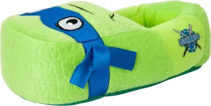Nickelodeon Teenage Mutant Ninja Turtles Plush Head Slippers Boys 2/3