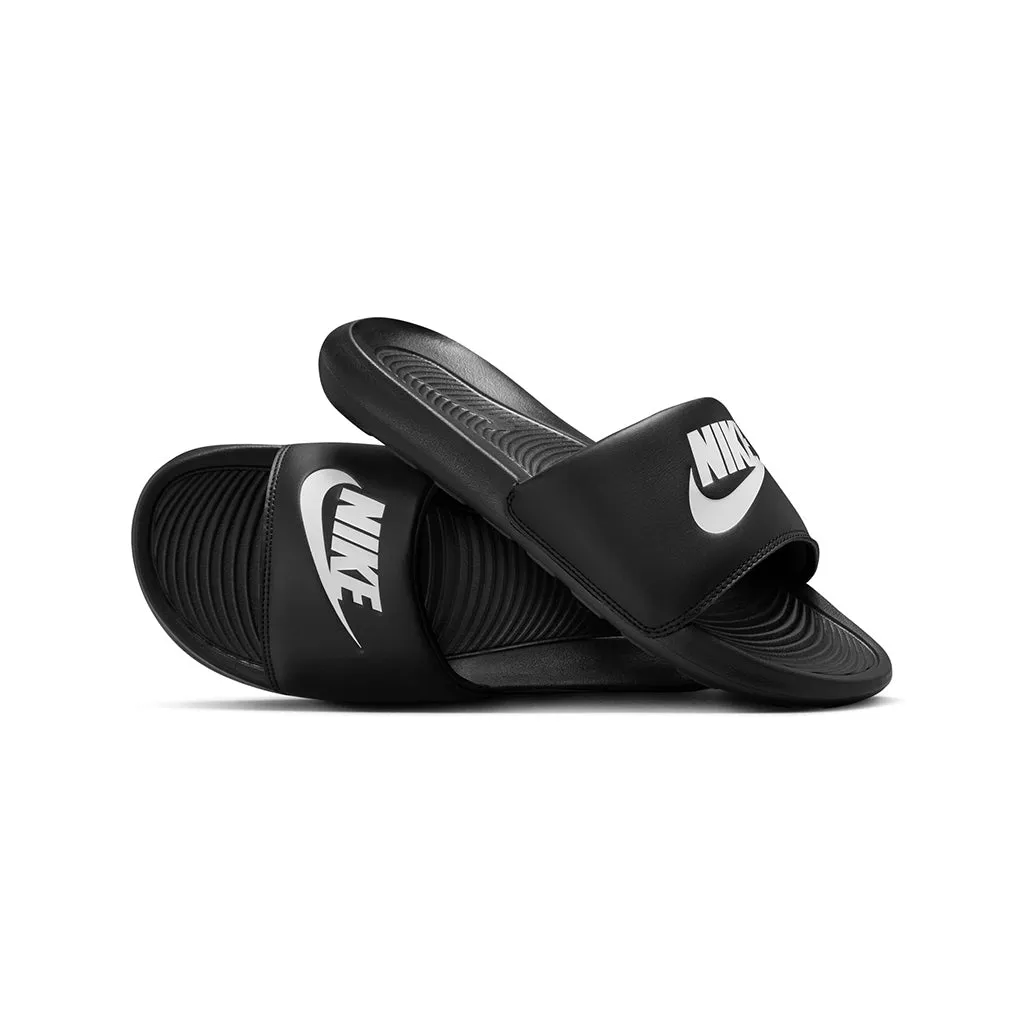 Nike | Victori One Mens Slides. Black/White-Black