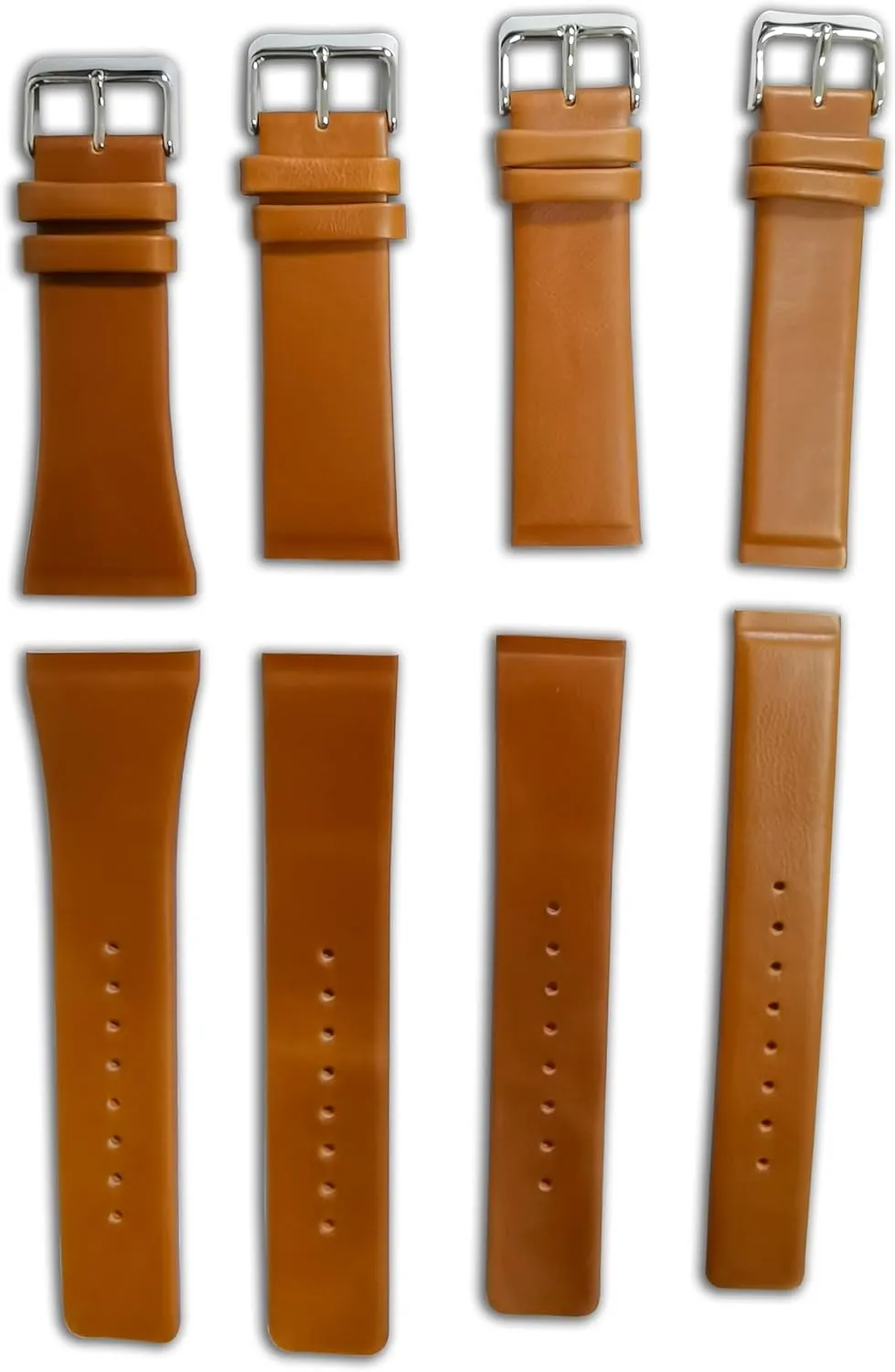 NZZXTO Replacement Leather Watch Band for Skagen Bering Unisex Watches with Screw